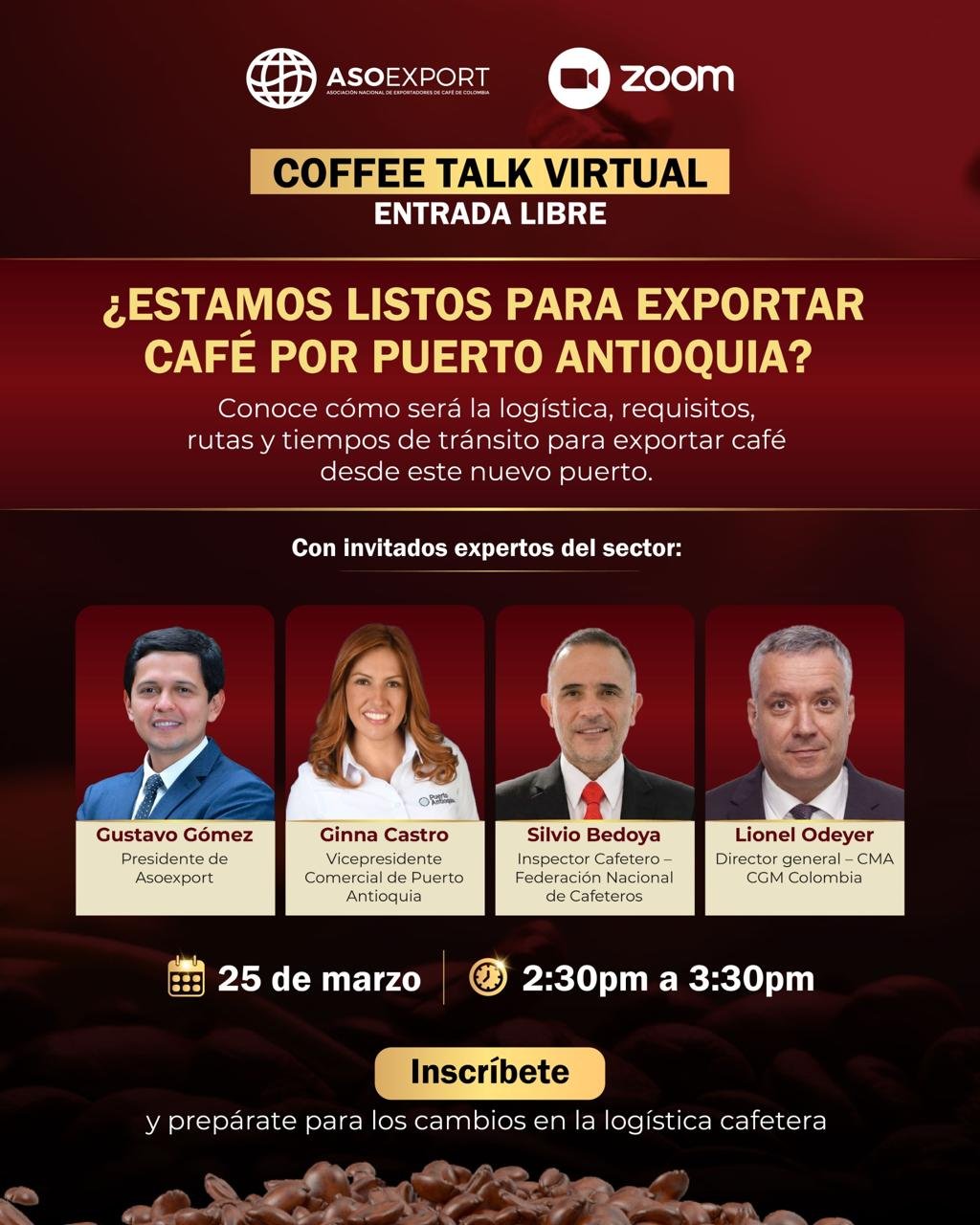 Coffee Talk: ¿Estamos listos para exportar café por Puerto Antioquia?